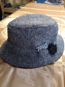 Walking Hat salt-n-pepper grey